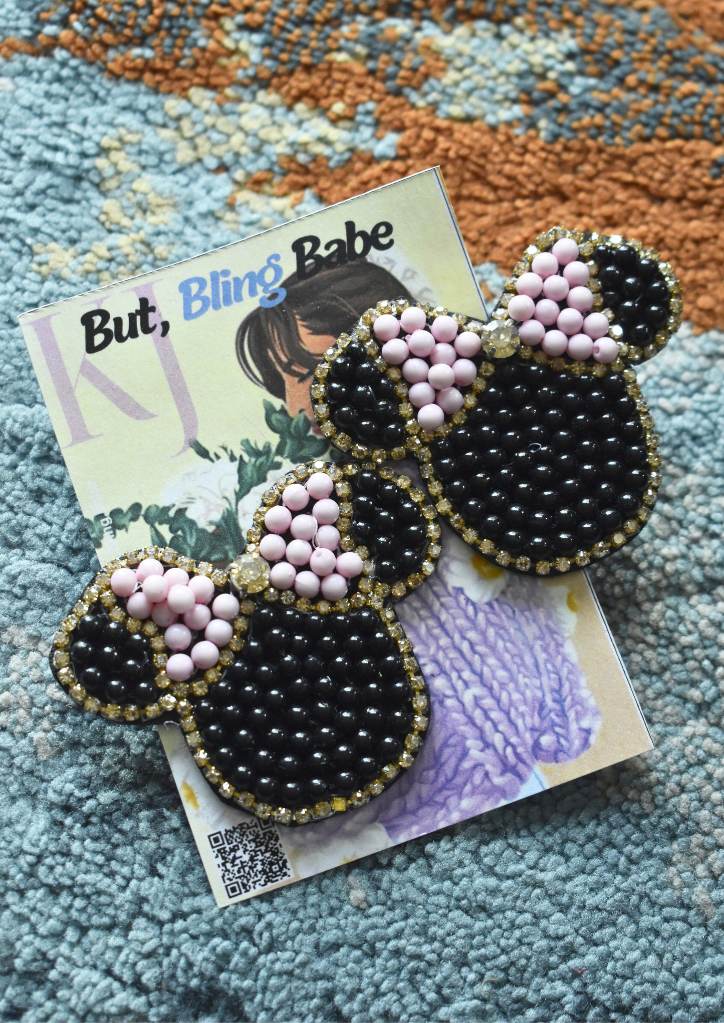 Bows Before Bros - Handmade Beaded Earrings