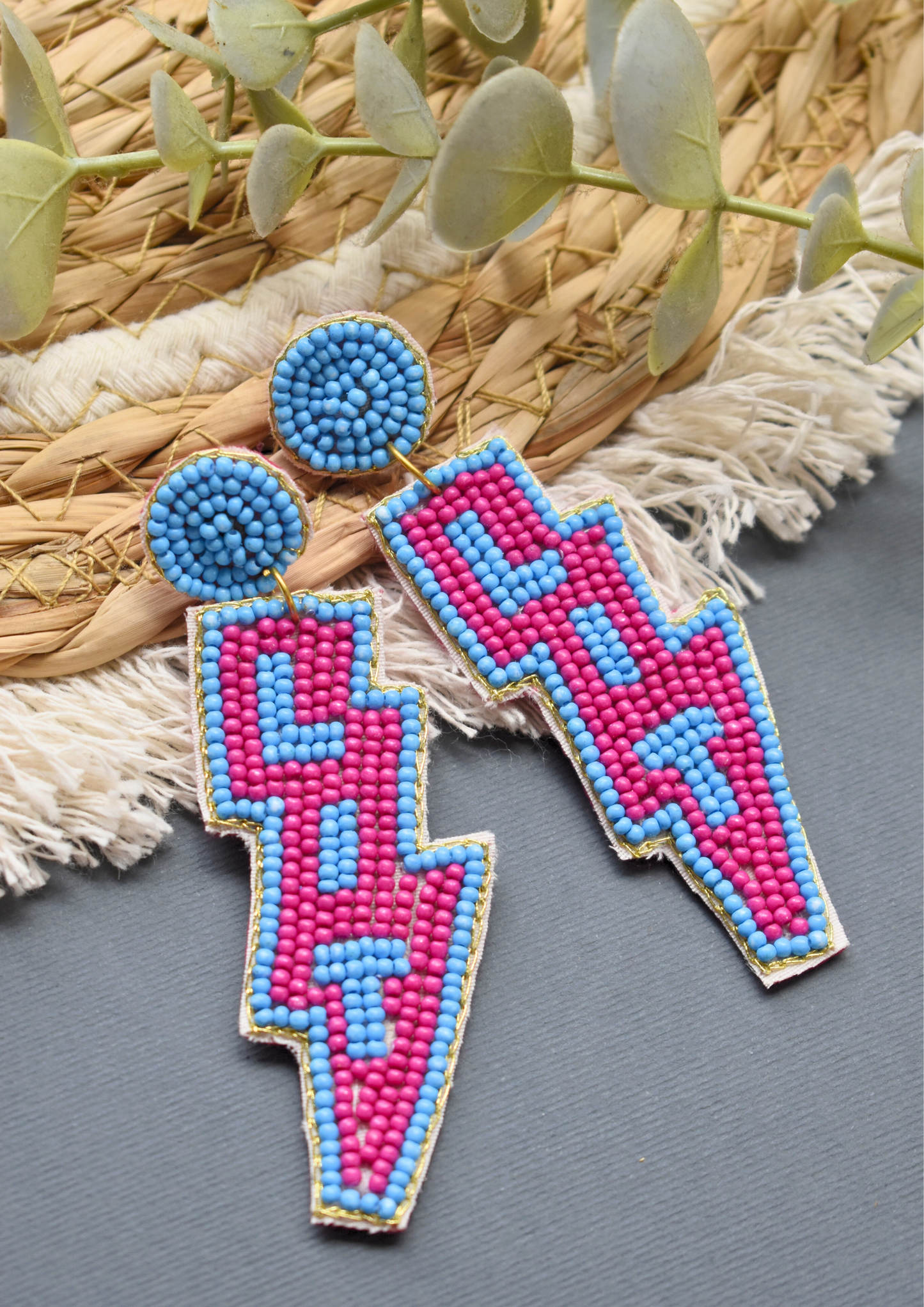 LIT Babe - Handmade Beaded Earrings
