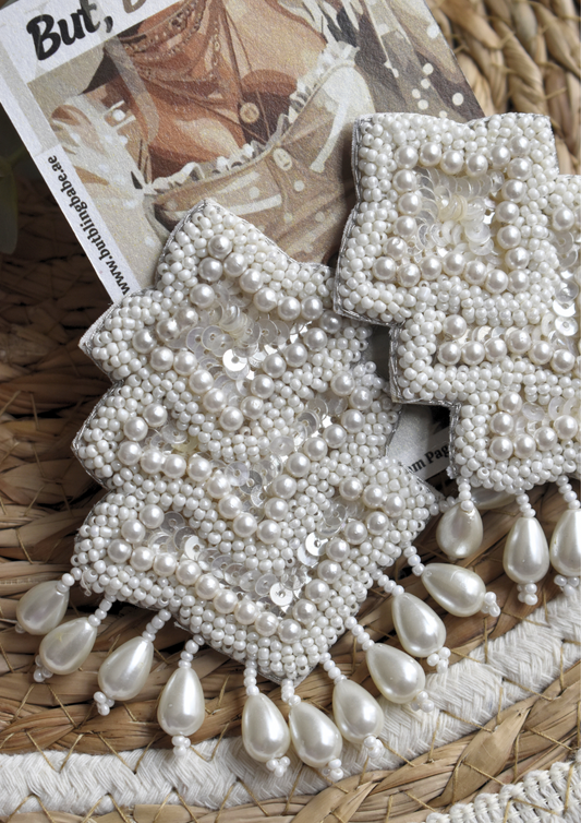 The Maharani Drop - Handmade Beaded Earring