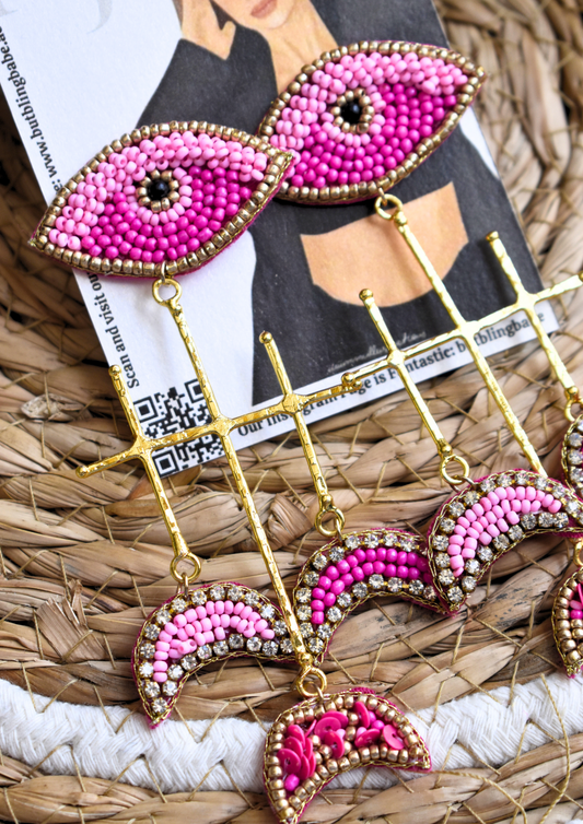 Eye See You - Handmade Beaded Earring