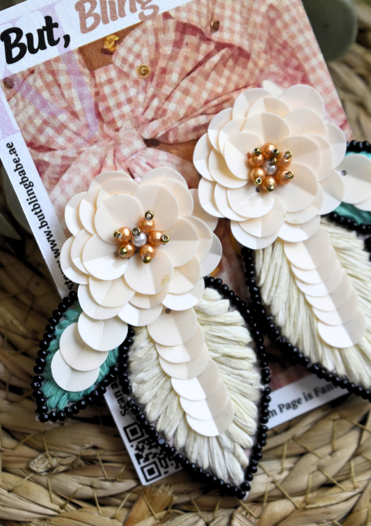 Bloom & Blush - Handmade Beaded Earring