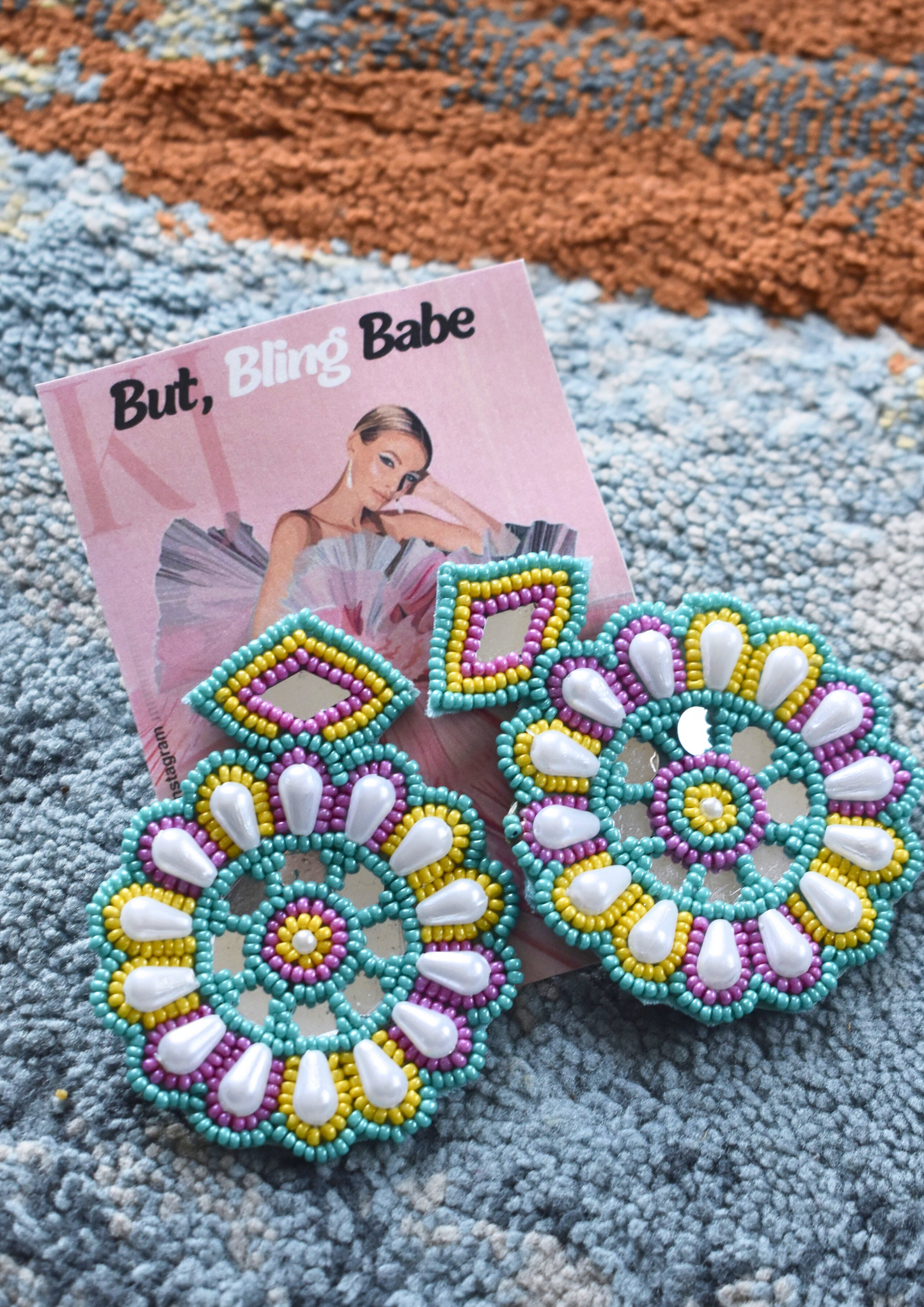 Petal Me Pretty - Handmade Beaded Earrings