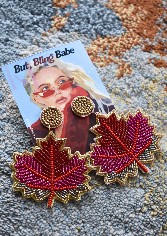 Fallin’ for Bling - Handmade Beaded Earrings