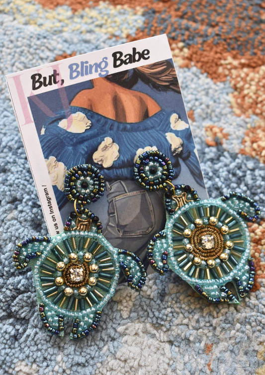Shell Yeah! - Handmade Beaded Earrings