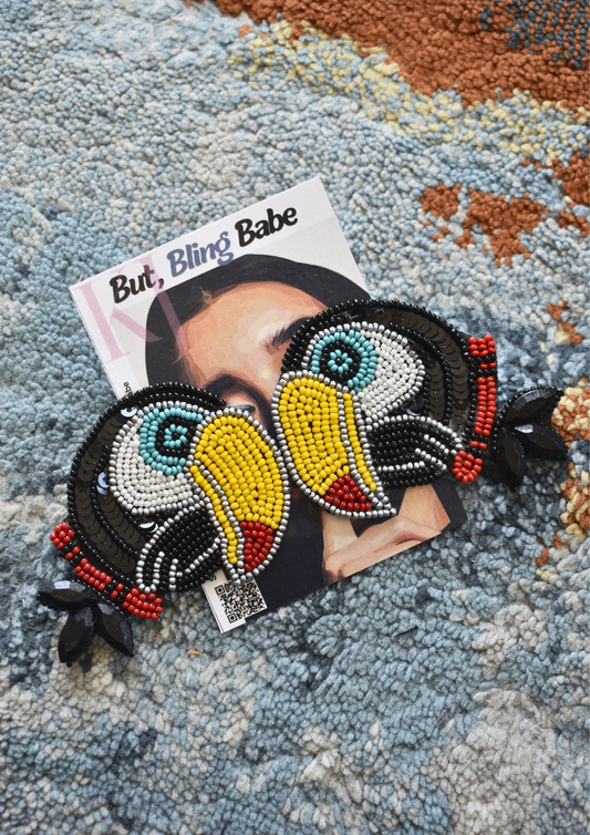 Toucan Tango - Handmade Beaded Earrings