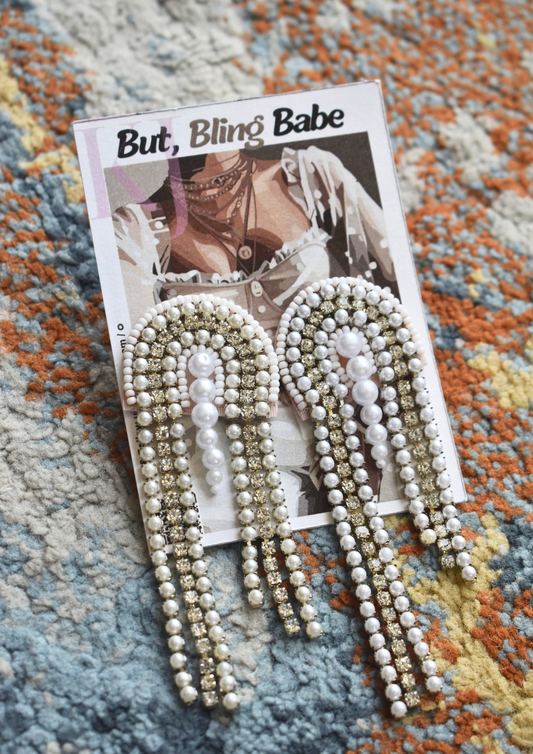 Crystal Drama - Handmade Beaded Earrings