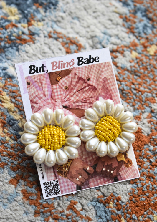 Hello, Sunshine! Earrings - Handmade Beaded Earrings