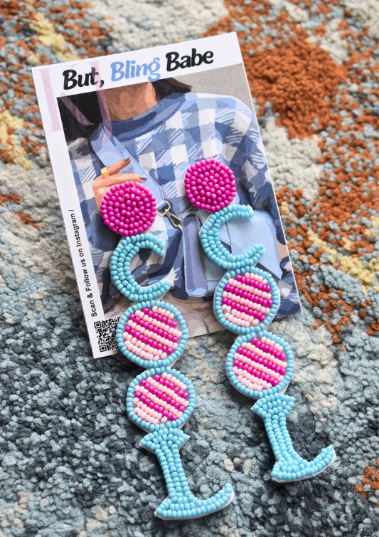 Cool Chick - Handmade Beaded Earrings