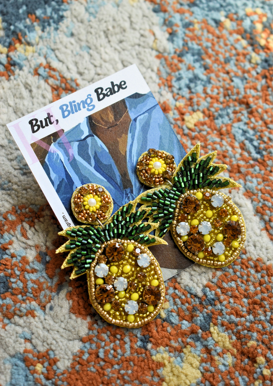 Tropic Like It’s Hot - Handmade Beaded Earrings