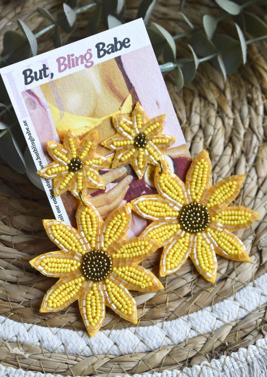 Hello Yellow! - Handmade Beaded Earring