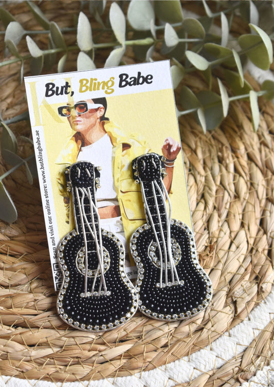 Guitar Glam - Handmade Beaded Earring
