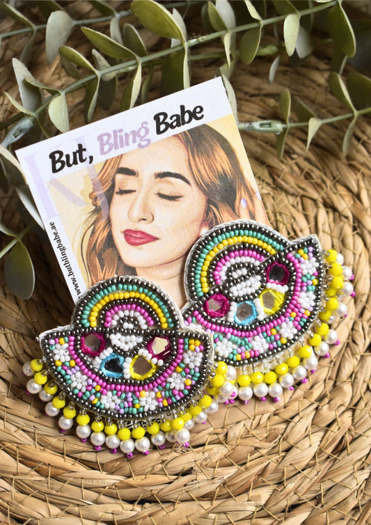 Bling It On, Babe - Handmade Beaded Earring
