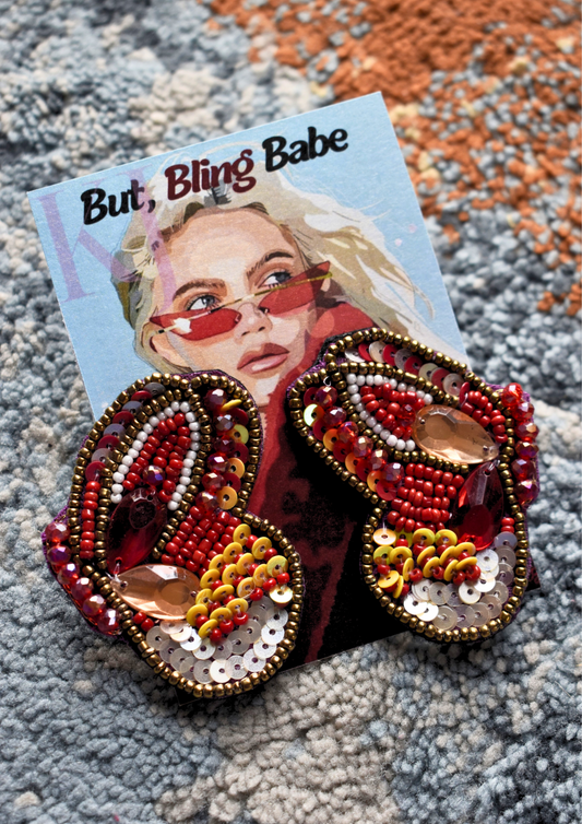 Butter Me Please - Handmade Beaded Earrings