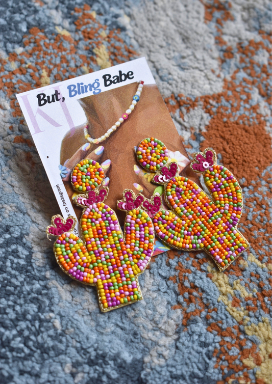 Desert Disco - Handmade Beaded Earrings