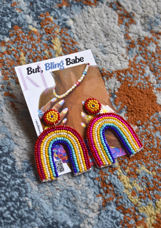 Bead the Rainbow - Handmade Beaded Earrings