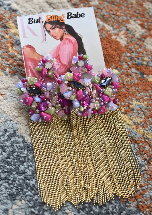 Pink Candy Edit - Handmade Beaded Earrings