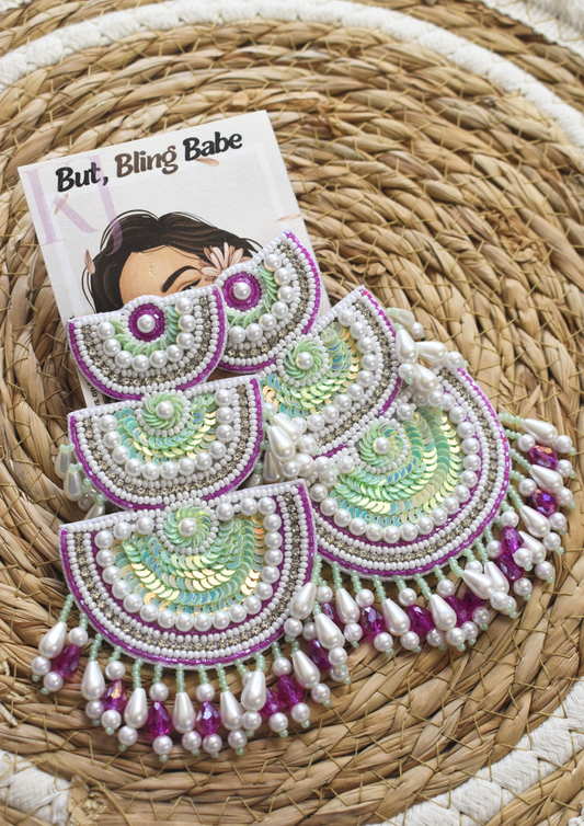 Sparkle on Repeat - Handmade Beaded Earrings