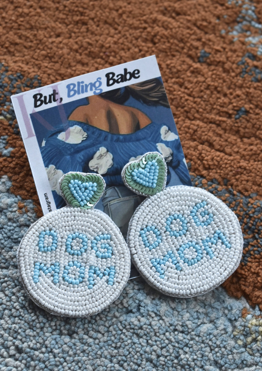 Dog Mom Vibe - Handmade Beaded Earrings