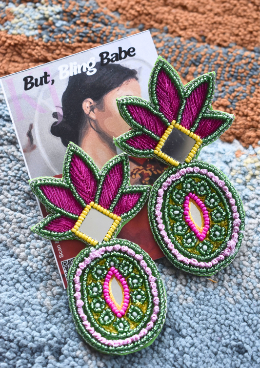 Drop It Like It’s Hot - Handmade Beaded Earrings