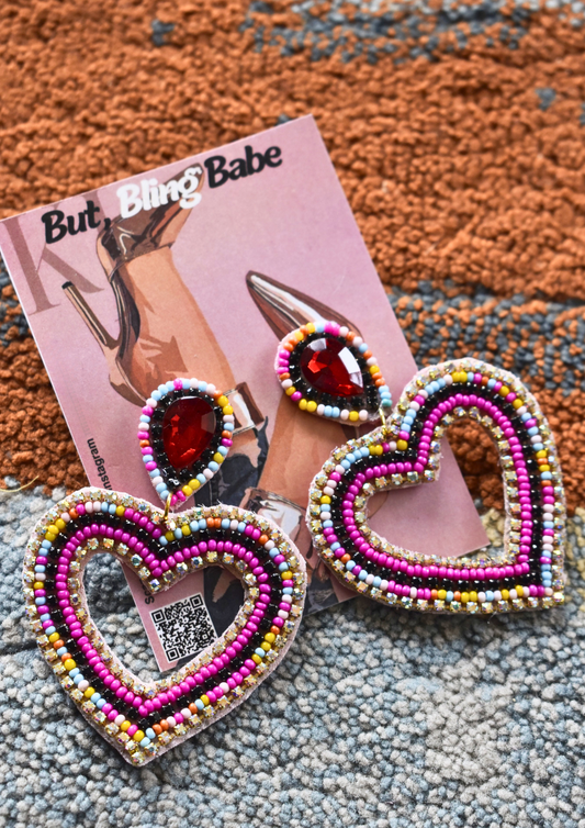 Bling Me Baby - Handmade Beaded Earrings