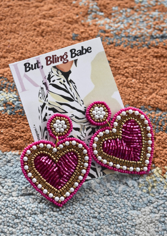 Flirt Mode ON - Handmade Beaded Earrings